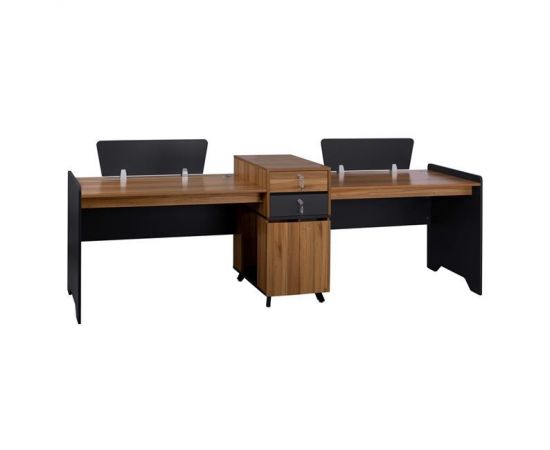 ΕΠΑΓΓΕΛΜΑΤΙΚΟΣ ΣΤΑΘΜΟΣ ΕΡΓΑΣΙΑΣ SUPREME HM2350 2 ΑΤΟΜΩΝ 289x60x100Υ εκ. - ΓΡΑΦΕΙΑ στο Milonadakis.gr