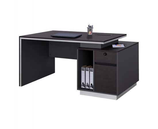 ΓΡΑΦΕΙΟ ΕΠΑΓΓΕΛΜΑΤΙΚΟ ΜΕ ΔΕΞΙΟ ΝΤΟΥΛΑΠΙ ROSEWOOD HM2087R 160X80X76Υ εκ. - ΓΡΑΦΕΙΑ στο Milonadakis.gr