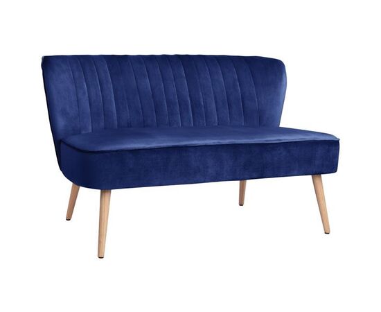 ΚΑΝΑΠΕΣ ANDY 2ΘΕΣΙΟΣ ΜΠΛΕ ΒΕΛΟΥΔΟ HM8401.08 128x70x77Υ εκ. - ΚΑΝΑΠΕΔΕΣ-ΣΑΛΟΝΙΑ στο Milonadakis.gr