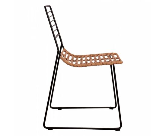 ΚΑΡΕΚΛΑ ΜΕΤΑΛΛΙΚΗ ALLEGRA HM5694 ΜΕ WICKER ΜΠΕΖ 51x54x83Υ εκ. - ΚΑΡΕΚΛΕΣ - ΠΟΛΥΘΡΟΝΕΣ στο Milonadakis.gr