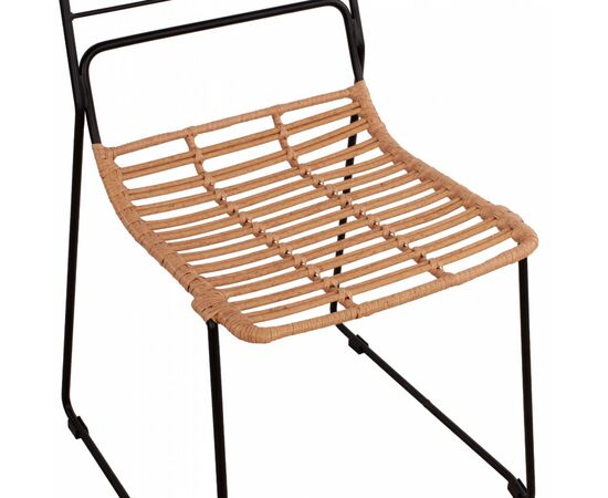 ΚΑΡΕΚΛΑ ΜΕΤΑΛΛΙΚΗ ALLEGRA HM5694 ΜΕ WICKER ΜΠΕΖ 51x54x83Υ εκ. - ΚΑΡΕΚΛΕΣ - ΠΟΛΥΘΡΟΝΕΣ στο Milonadakis.gr