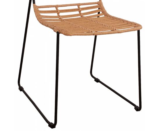 ΚΑΡΕΚΛΑ ΜΕΤΑΛΛΙΚΗ ALLEGRA HM5694 ΜΕ WICKER ΜΠΕΖ 51x54x83Υ εκ. - ΚΑΡΕΚΛΕΣ - ΠΟΛΥΘΡΟΝΕΣ στο Milonadakis.gr