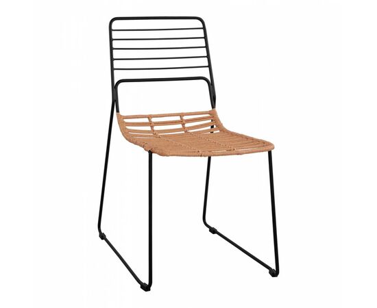 ΚΑΡΕΚΛΑ ΜΕΤΑΛΛΙΚΗ ALLEGRA HM5694 ΜΕ WICKER ΜΠΕΖ 51x54x83Υ εκ. - ΚΑΡΕΚΛΕΣ - ΠΟΛΥΘΡΟΝΕΣ στο Milonadakis.gr