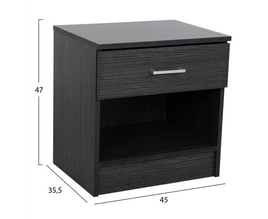 ΚΟΜΟΔΙΝΟ ΜΕ 1 ΣΥΡΤΑΡΙ LANEY ZEBRANO 45x35,5x47Υ εκ. HM2345.02 - ΚΟΜΟΔΙΝΑ στο Milonadakis.gr