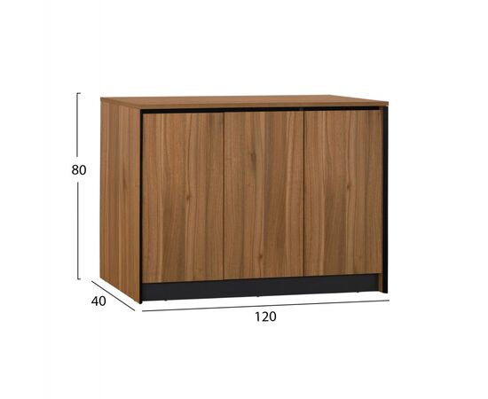 ΝΤΟΥΠΑΛΙ ΓΡΑΦΕΙΟΥ SUPREME 120x40x80Υ εκ. HM2357 - ΝΤΟΥΛΑΠΙΑ στο Milonadakis.gr