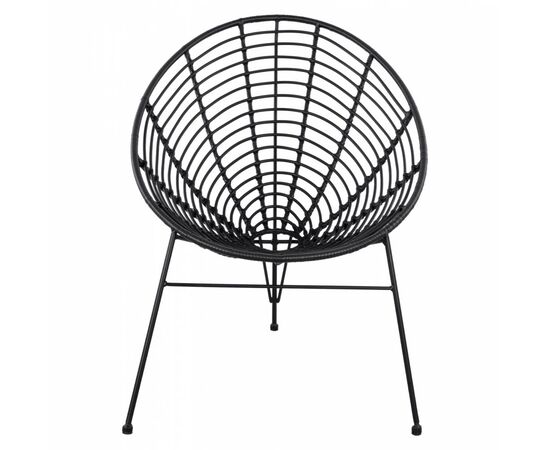 ΠΟΛΥΘΡΟΝΑ ΤΥΠΟΥ ΦΩΛΙΑ ΜΕΤΑΛΛΙΚΗ ALLEGRA HM5458.02 ΜΕ ΜΑΥΡΟ WICKER 73x83x86Υ εκ. - ΚΑΡΕΚΛΕΣ - ΠΟΛΥΘΡΟΝΕΣ στο Milonadakis.gr