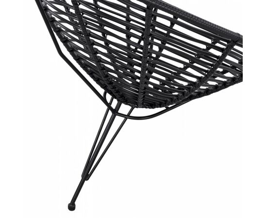 ΠΟΛΥΘΡΟΝΑ ΤΥΠΟΥ ΦΩΛΙΑ ΜΕΤΑΛΛΙΚΗ ALLEGRA HM5458.02 ΜΕ ΜΑΥΡΟ WICKER 73x83x86Υ εκ. - ΚΑΡΕΚΛΕΣ - ΠΟΛΥΘΡΟΝΕΣ στο Milonadakis.gr