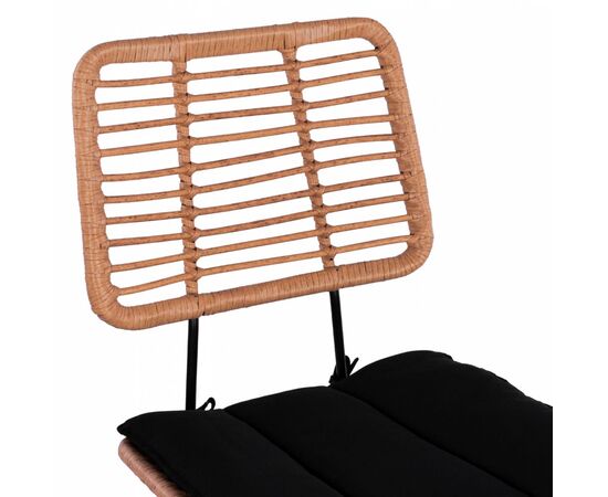 ΣΚΑΜΠΟ ΜΕΣΑΙΟΥ ΥΨΟΥΣ ALLEGRA HM5644 ΜΕΤΑΛΛΙΚΟ ΜΕ WICKER ΣΕ ΜΠΕΖ ΑΠΟΧΡΩΣΗ 55x56x107 εκ. - ΣΚΑΜΠΩ στο Milonadakis.gr