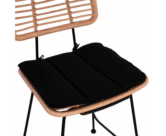 ΣΚΑΜΠΟ ΜΕΣΑΙΟΥ ΥΨΟΥΣ ALLEGRA HM5644 ΜΕΤΑΛΛΙΚΟ ΜΕ WICKER ΣΕ ΜΠΕΖ ΑΠΟΧΡΩΣΗ 55x56x107 εκ. - ΣΚΑΜΠΩ στο Milonadakis.gr