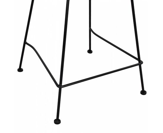 ΣΚΑΜΠΟ ΜΕΣΑΙΟΥ ΥΨΟΥΣ ALLEGRA HM5644 ΜΕΤΑΛΛΙΚΟ ΜΕ WICKER ΣΕ ΜΠΕΖ ΑΠΟΧΡΩΣΗ 55x56x107 εκ. - ΣΚΑΜΠΩ στο Milonadakis.gr