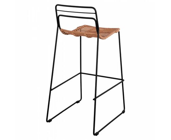 ΣΚΑΜΠΟ ΜΕΤΑΛΛΙΚΟ ALLEGRA HM5642 ΜΕ WICKER ΣΕ ΜΠΕΖ ΑΠΟΧΡΩΣΗ 48x53x100 εκ. - ΣΚΑΜΠΩ στο Milonadakis.gr