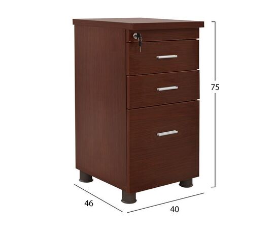 ΣΥΡΤΑΡΙΕΡΑ ΓΡΑΦΕΙΟΥ VANCE ΕΠΑΓΓΕΛΜΑΤΙΚΗ WENGE HM2049.12 40X46X75Υ εκ. - ΣΥΡΤΑΡΙΕΡΕΣ στο Milonadakis.gr