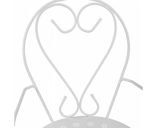 ΚΑΡΕΚΛΑ ΠΟΛΥΘΡΟΝΑ ΜΕΤΑΛΛΙΚΗ AMORE ΛΕΥΚΗ HM5008.12 49x48x90 εκ. - ΚΑΡΕΚΛΕΣ - ΠΟΛΥΘΡΟΝΕΣ στο Milonadakis.gr