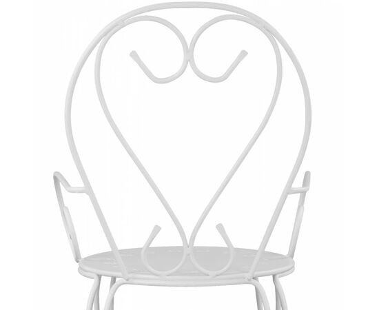 ΚΑΡΕΚΛΑ ΠΟΛΥΘΡΟΝΑ ΜΕΤΑΛΛΙΚΗ AMORE ΛΕΥΚΗ HM5008.12 49x48x90 εκ. - ΚΑΡΕΚΛΕΣ - ΠΟΛΥΘΡΟΝΕΣ στο Milonadakis.gr
