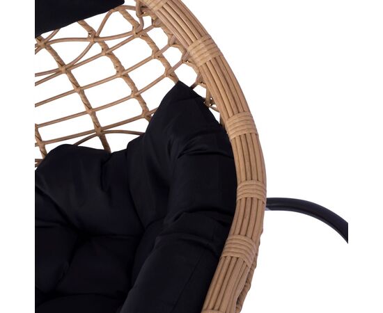 ΚΡΕΜΑΣΤΗ ΦΩΛΙΑ LUCIA HM5676.04 ΜΠΕΖ WICKER & ΜΑΥΡΟ ΜΕΤΑΛΛΟ Φ95Χ195Υεκ. - ΚΟΥΝΙΕΣ - ΦΩΛΙΕΣ στο Milonadakis.gr