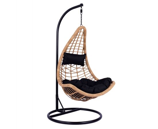 ΚΡΕΜΑΣΤΗ ΦΩΛΙΑ LUCIA HM5676.04 ΜΠΕΖ WICKER & ΜΑΥΡΟ ΜΕΤΑΛΛΟ Φ95Χ195Υεκ. - ΚΟΥΝΙΕΣ - ΦΩΛΙΕΣ στο Milonadakis.gr