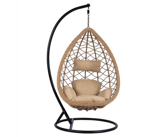 ΚΡΕΜΑΣΤΗ ΠΟΛΥΘΡΟΝΑ ΦΩΛΙΑ CATALINA HM5677.01 ΜΕ ΜΠΕΖ WICKER & ΜΑΞΙΛΑΡΙΑ Φ95Χ195Υ εκ. - ΚΟΥΝΙΕΣ - ΦΩΛΙΕΣ στο Milonadakis.gr
