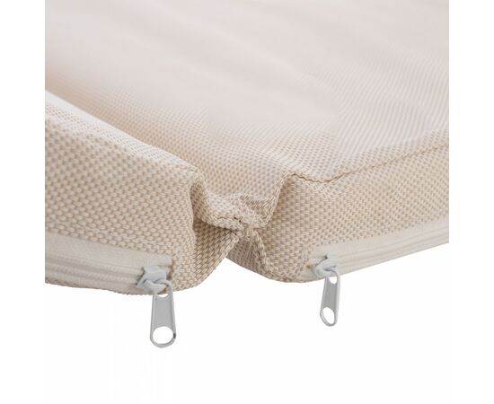 ΜΑΞΙΛΑΡΙ ΞΑΠΛΩΣΤΡΑΣ TEXTILENE 600gr/m2 2X1 SIFNOS ΜΠΕΖ HM11234.60T 196(117+1+78)x58x6εκ. - ΜΑΞΙΛΑΡΙΑ στο Milonadakis.gr