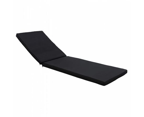 ΜΑΞΙΛΑΡΙ ΞΑΠΛΩΣΤΡΑΣ TEXTILENE 600gr/m2 2X1 SIFNOS ΜΑΥΡΟ HM11234.05T 196(117+1+78)x58x6εκ. - ΜΑΞΙΛΑΡΙΑ στο Milonadakis.gr