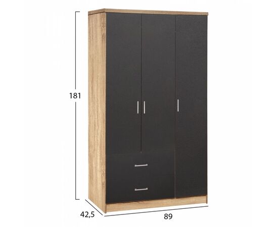 ΝΤΟΥΛΑΠΑ 3ΦΥΛΛΗ ME 2 ΣΥΡΤΑΡΙΑ CAESAR HM340.04 SONAMA ΜΕ ΓΚΡΙ 89x42,5Χ181εκ. - ΝΤΟΥΛΑΠΕΣ στο Milonadakis.gr
