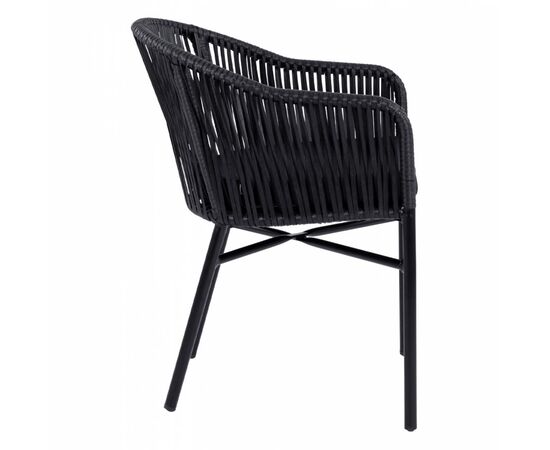 ΠΟΛΥΘΡΟΝΑ ΑΛΟΥΜΙΝΙΟΥ RAFAEL HM5698.02 ΜΑΥΡΗ & ΜΕ ΜΑΥΡΟ WICKER 57x58x77Υ εκ. - ΚΑΡΕΚΛΕΣ - ΠΟΛΥΘΡΟΝΕΣ στο Milonadakis.gr