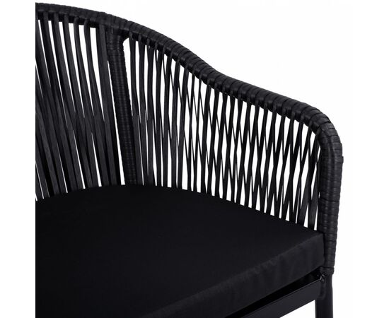 ΠΟΛΥΘΡΟΝΑ ΑΛΟΥΜΙΝΙΟΥ RAFAEL HM5698.02 ΜΑΥΡΗ & ΜΕ ΜΑΥΡΟ WICKER 57x58x77Υ εκ. - ΚΑΡΕΚΛΕΣ - ΠΟΛΥΘΡΟΝΕΣ στο Milonadakis.gr