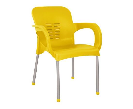ΠΟΛΥΘΡΟΝΑ ΠΟΛΥΠΡΟΠΥΛΕΝΙΟΥ KAREK HM5592.09 ΧΡΩΜΑ ΚΙΤΡΙΝΟ ΜΕ ΠΟΔΙ ΑΛΟΥΜΙΝΙΟΥ 59x58x81Y - ΚΑΡΕΚΛΕΣ - ΠΟΛΥΘΡΟΝΕΣ στο Milonadakis.gr