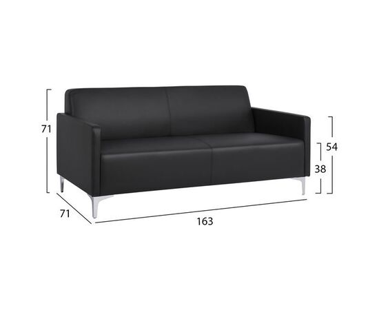 ΣΕΤ 2 ΤΜΧ ΚΑΝΑΠΕΣ 3ΘΕΣΙΟΣ ΚΑΙ 2ΘΕΣΙΟΣ NELLIE HM11274.01 ΜΑΥΡΟ ΧΡΩΜΑ - ΚΑΝΑΠΕΔΕΣ-ΣΑΛΟΝΙΑ στο Milonadakis.gr