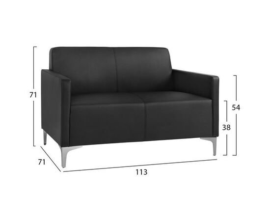 ΣΕΤ 2 ΤΜΧ ΚΑΝΑΠΕΣ 3ΘΕΣΙΟΣ ΚΑΙ 2ΘΕΣΙΟΣ NELLIE HM11274.01 ΜΑΥΡΟ ΧΡΩΜΑ - ΚΑΝΑΠΕΔΕΣ-ΣΑΛΟΝΙΑ στο Milonadakis.gr