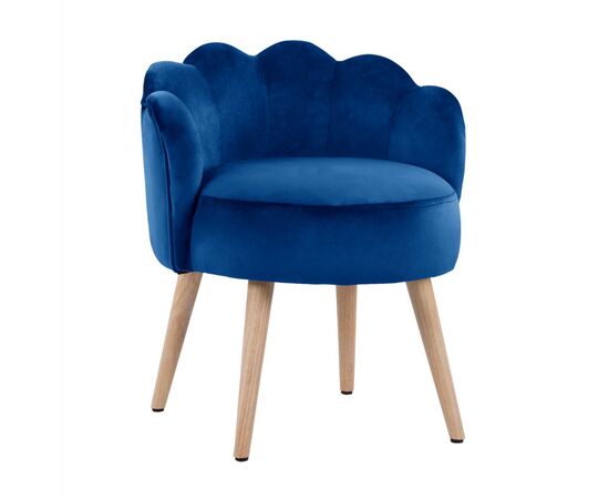 ΣΚΑΜΠΟ ΜΕ ΠΛΑΤΗ ELISE HM8628.08 ΑΠΟ ΜΠΛΕ ΒΕΛΟΥΔΟ 55x52x60Υ εκ. - ΠΟΥΦ - ΣΚΑΜΠΟ - ΜΠΑΟΥΛΟ στο Milonadakis.gr