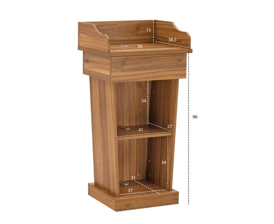 ΑΝΑΛΟΓΙΟ ΕΚΦΩΝΗΤΗ SUPREME HONEY OAK HM2378 59,5Χ40Χ111Υ εκ. - ΓΡΑΦΕΙΑ στο Milonadakis.gr