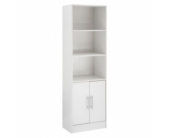 ΒΙΒΛΙΟΘΗΚΗ ΜΕΛΑΜΙΝΗΣ ENSLEY HM2027.05 ΣΕ ΛΕΥΚΗ ΑΠΟΧΡΩΣΗ 60x30x180 εκ. - ΒΙΒΛΙΟΘΗΚΕΣ στο Milonadakis.gr