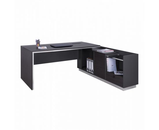 ΓΡΑΦΕΙΟ ΕΠΑΓΓΕΛΜΑΤΙΚΟ ΔΕΞΙΑ ΓΩΝΙΑ ROSEWOOD HM2112R 200X160X76Υ εκ. - ΓΡΑΦΕΙΑ στο Milonadakis.gr