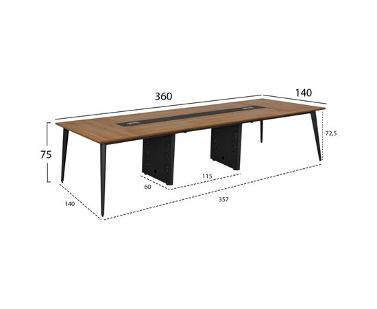 ΓΡΑΦΕΙΟ ΕΠΑΓΓΕΛΜΑΤΙΚΟ ΣΥΝΕΔΡΙΑΣΕΩΝ SUPREME HM2377 360X140X75Υ εκ. - ΓΡΑΦΕΙΑ στο Milonadakis.gr
