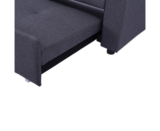 ΚΑΝΑΠΕΣ ΓΩΝΙΑ ΚΡΕΒΑΤΙ WAYNE 224x147x85Υεκ. HM3028.11 ΓΚΡΙ ΥΦΑΣΜΑ - ΚΑΝΑΠΕΔΕΣ-ΣΑΛΟΝΙΑ στο Milonadakis.gr