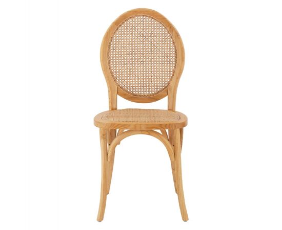 ΚΑΡΕΚΛΑ ΞΥΛΙΝΗ TINSLEY ΜΕ ΟΒΑΛ ΠΛΑΤΗ ΚΑΙ ΠΛΕΞΗ RATTAN ΣΕ ΦΥΣΙΚΗ ΑΠΟΧΡΩΣΗ HM8745.01 45x50x97 εκ. - ΚΑΡΕΚΛΕΣ - ΠΟΛΥΘΡΟΝΕΣ ΕΣ. στο Milonadakis.gr