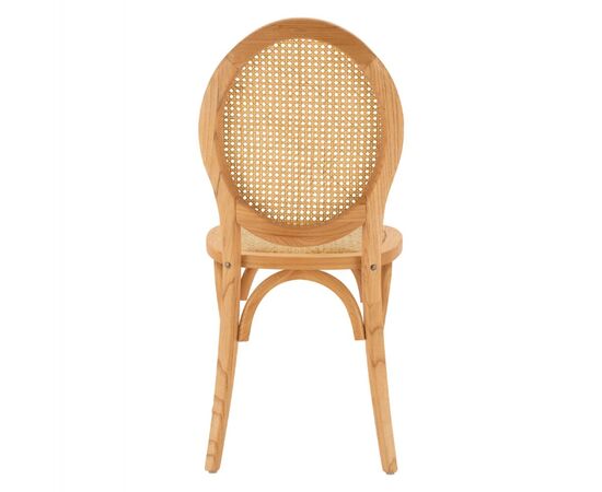 ΚΑΡΕΚΛΑ ΞΥΛΙΝΗ TINSLEY ΜΕ ΟΒΑΛ ΠΛΑΤΗ ΚΑΙ ΠΛΕΞΗ RATTAN ΣΕ ΦΥΣΙΚΗ ΑΠΟΧΡΩΣΗ HM8745.01 45x50x97 εκ. - ΚΑΡΕΚΛΕΣ - ΠΟΛΥΘΡΟΝΕΣ ΕΣ. στο Milonadakis.gr