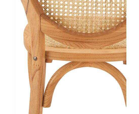 ΚΑΡΕΚΛΑ ΞΥΛΙΝΗ TINSLEY ΜΕ ΟΒΑΛ ΠΛΑΤΗ ΚΑΙ ΠΛΕΞΗ RATTAN ΣΕ ΦΥΣΙΚΗ ΑΠΟΧΡΩΣΗ HM8745.01 45x50x97 εκ. - ΚΑΡΕΚΛΕΣ - ΠΟΛΥΘΡΟΝΕΣ ΕΣ. στο Milonadakis.gr