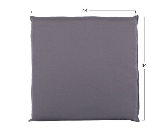 ΜΑΞΙΛΑΡΙ ΥΦΑΣΜΑΤΙΝΟ ΓΚΡΙ 44x44x5,5 εκ. HM5746.10 - ΜΑΞΙΛΑΡΙΑ στο Milonadakis.gr