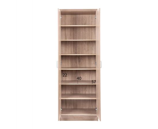 ΠΑΠΟΥΤΣΟΘΗΚΗ ΞΥΛΙΝΗ DAYANNA ΜΕ 6 ΡΑΦΙΑ 60X43X180.5εκ. SONAMA HM2379.02 - ΝΤΟΥΛΑΠΙΑ - ΠΑΠΟΥΤΣΟΘΗΚΕΣ στο Milonadakis.gr