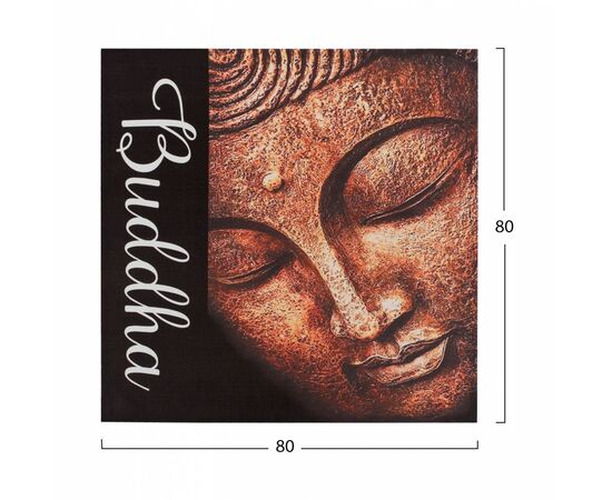 ΠΙΝΑΚΑΣ ΚΑΜΒΑΣ BUDDHA2 HM7156.02 80X80X2.5 εκ. - ΠΙΝΑΚΕΣ στο Milonadakis.gr