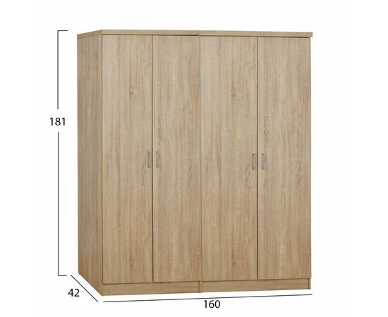 ΣΕΤ 2 ΤΜΧ ΝΤΟΥΛΑΠΑ 4ΦΥΛΛΗ SONAMA 160X42X181 HM11350.02 - ΝΤΟΥΛΑΠΕΣ στο Milonadakis.gr