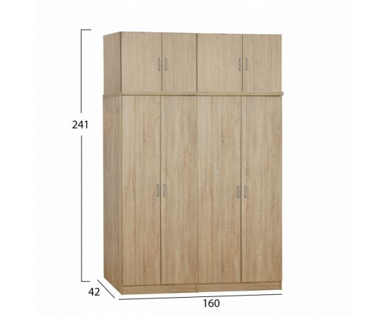 ΣΕΤ 4 ΤΜΧ ΝΤΟΥΠΑΛΑ 4ΦΥΛΛΗ ΜΕ ΠΑΤΑΡΙ SONAMA 160X42X241 HM11353.02 - ΝΤΟΥΛΑΠΕΣ στο Milonadakis.gr