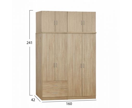 ΣΕΤ 4 ΤΜΧ ΝΤΟΥΠΑΛΑ 4ΦΥΛΛΗ ΜΕ ΠΑΤΑΡΙ SONAMA 160X42X241 HM11355.02 - ΝΤΟΥΛΑΠΕΣ στο Milonadakis.gr