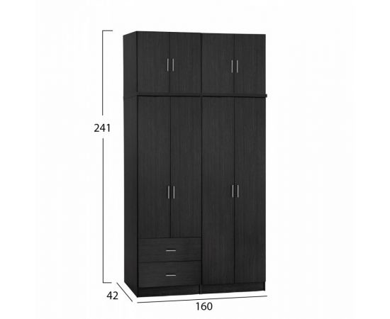 ΣΕΤ 4 ΤΜΧ ΝΤΟΥΠΑΛΑ 4ΦΥΛΛΗ ΜΕ ΠΑΤΑΡΙ ZEBRANO 160X42X241 HM11355.01 - ΝΤΟΥΛΑΠΕΣ στο Milonadakis.gr