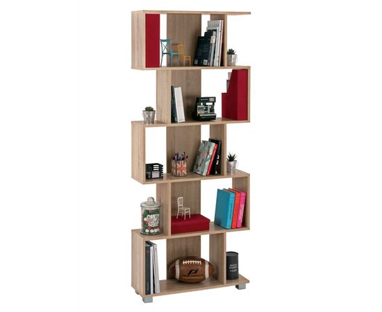 ΒΙΒΛΙΟΘΗΚΗ ΜΕΛΑΜΙΝΗΣ EZIR HM2385.02 SONAMA 70x25x177Υ εκ. - ΒΙΒΛΙΟΘΗΚΕΣ στο Milonadakis.gr
