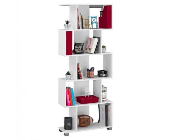 ΒΙΒΛΙΟΘΗΚΗ ΜΕΛΑΜΙΝΗΣ HM2385.04 ΛΕΥΚΗ 70x25x177 εκ. - ΒΙΒΛΙΟΘΗΚΕΣ στο Milonadakis.gr