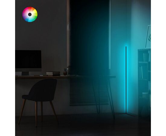 ΦΩΤΙΣΤΙΚΟ ΔΑΠΕΔΟΥ ΜΑΥΡΟ ΜΕ RGB LED & ΑΣΥΡΜΑΤΟ ΧΕΙΡΙΣΤΗΡΙΟ HM7309 30x30x120 εκ. - ΦΩΤΙΣΤΙΚΑ ΔΑΠΕΔΟΥ στο Milonadakis.gr