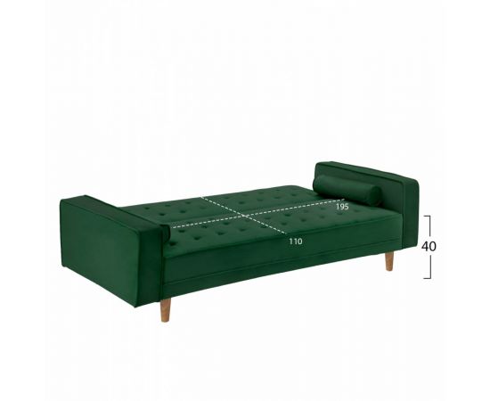 ΚΑΝΑΠΕΣ ΚΡΕΒΑΤΙ SALVADOR HM3150.13 ΒΕΛΟΥΔΟ ΚΥΠΑΡΙΣΣΙ 223X90X80Y εκ. - ΚΑΝΑΠΕΔΕΣ-ΣΑΛΟΝΙΑ στο Milonadakis.gr