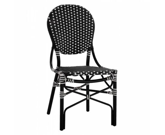 ΚΑΡΕΚΛΑ ΑΛΟΥΜΙΝΙΟΥ BAMBOO LOOK ΜΕ WICKER ΜΑΥΡΟ ΛΕΥΚΟ HM5792.02 46x60x96 εκ. - ΚΑΡΕΚΛΕΣ - ΠΟΛΥΘΡΟΝΕΣ στο Milonadakis.gr